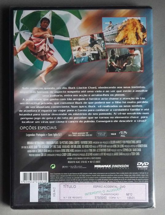 DVD - O Espião Acidental -selado