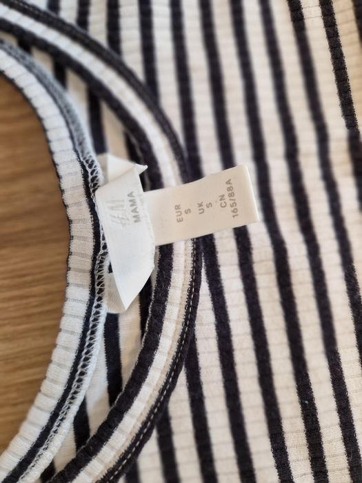 Ubrania ciążowe w paski H&M MAMA rozmiar XS/
