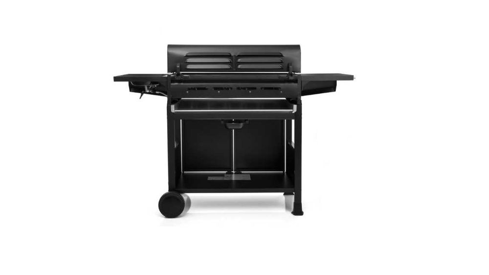 Grill gazowy ogrodowy żeliwny Lehmann Vegas ruszt 6+1 srebrny