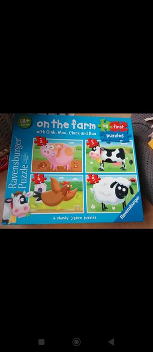Pierwsze puzzle farma ravensburger