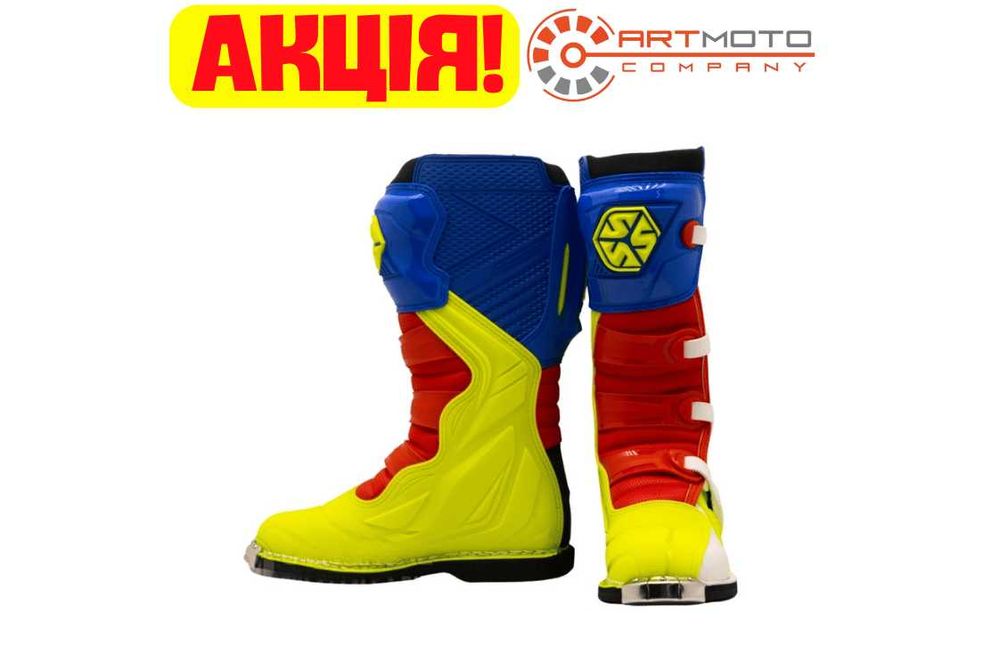 Купити Моточеревики Scoyco MBM006 Color в мотосалоні Артмото Харків