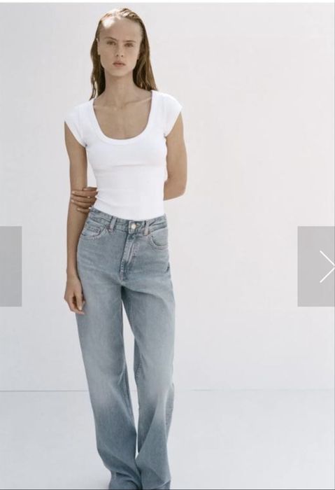 Джинси ZARA WIDE LEG hight waist Іспанія 38 розмір