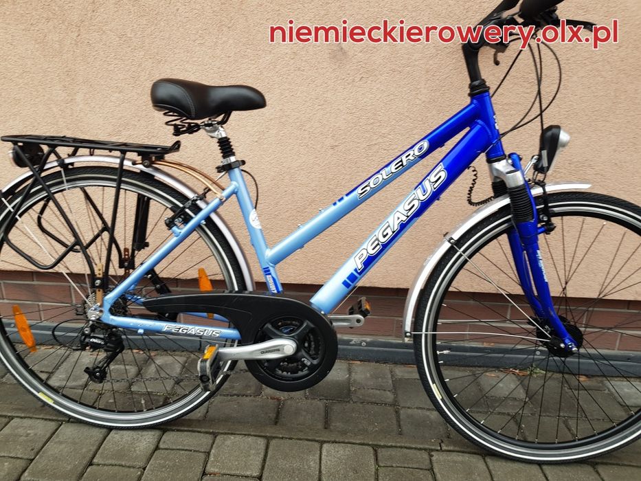 Rower damski trekkingowy PEGASUS koła 28 SHIMANO DEORE aluminium rabat