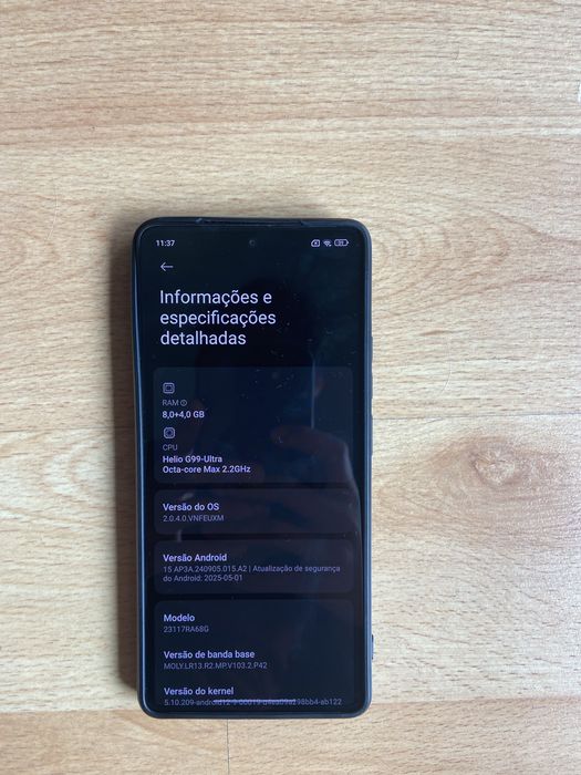 Xiaomi Redmi Note 13 Pro 8GB RAM + 256GB (12 GB com expansão de RAM)