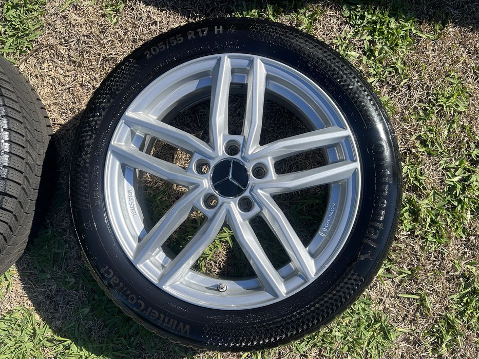 4 Jantes 17 Mercedes 5x112 - Com 4 Pneus (205/55/17)