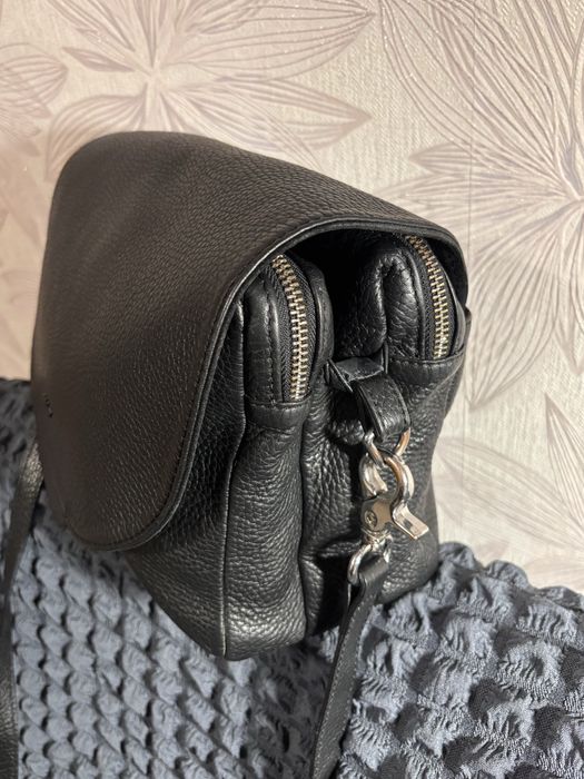 Сумка шкіряна, чорна VIF