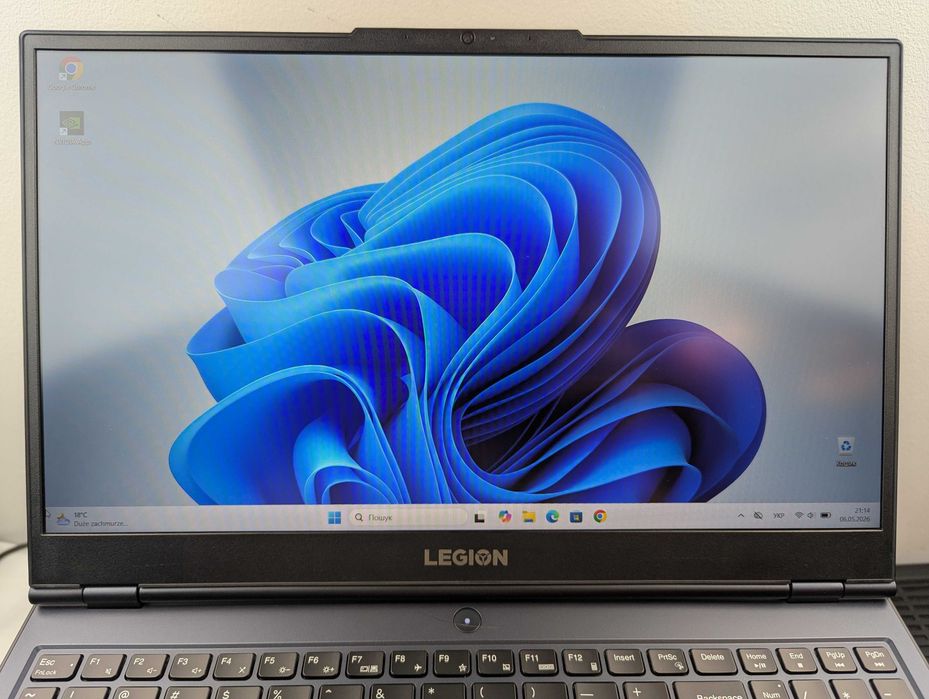 LAPTOP GAMINGOWY Lenovo Legion RTX 3060 Ryzen 7 5800H 144hz