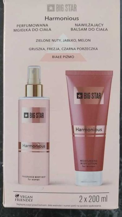 Zestaw BIG STAR Harmonious mgiełka i balsam 2x200 ml