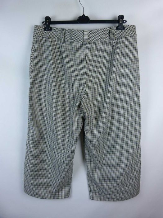 Next Tailoring proste spodnie 7/8 w krateczkę kuloty 18R / 46