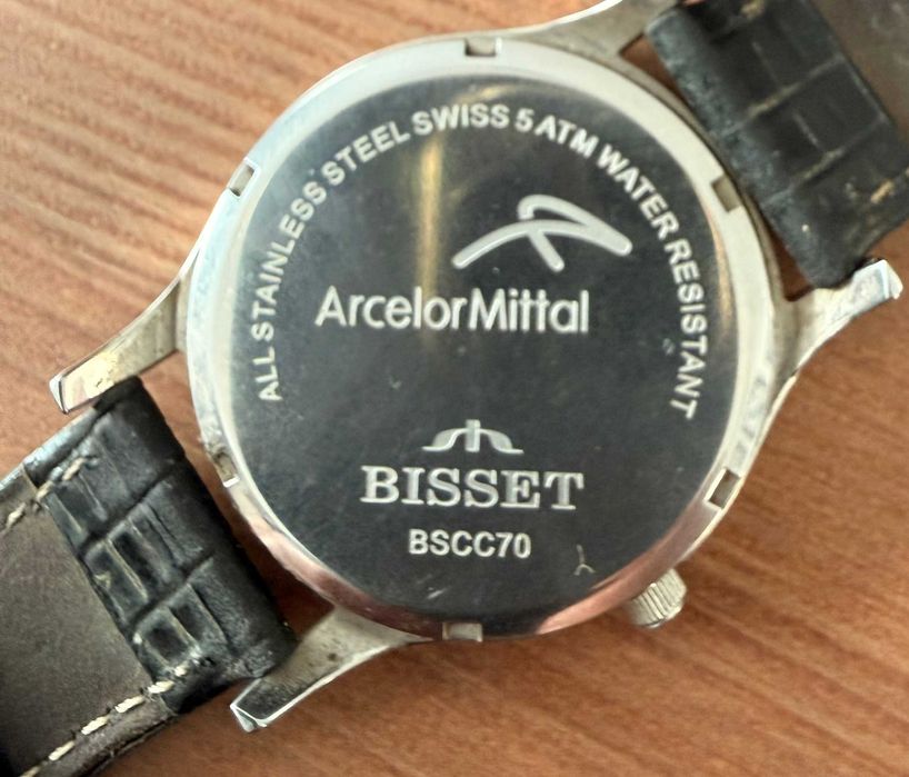 3 zegarki męskie Bisset