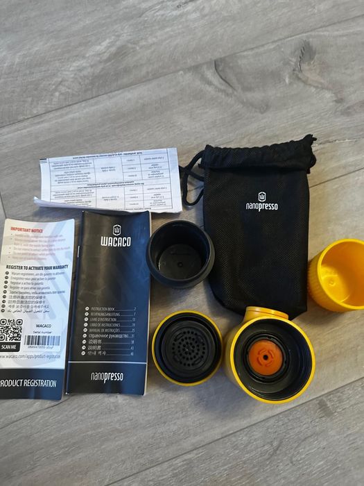 WACACO Nanopresso + Case, Máquina de café expresso portátil