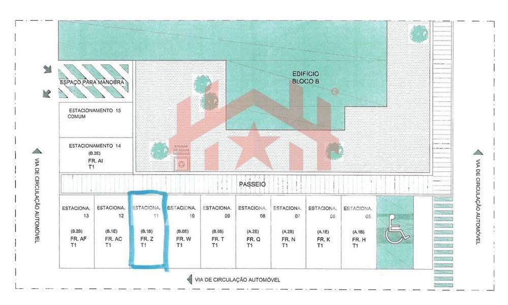 Apartamento T1 / Condomínio Fechado com Piscina / Pousos