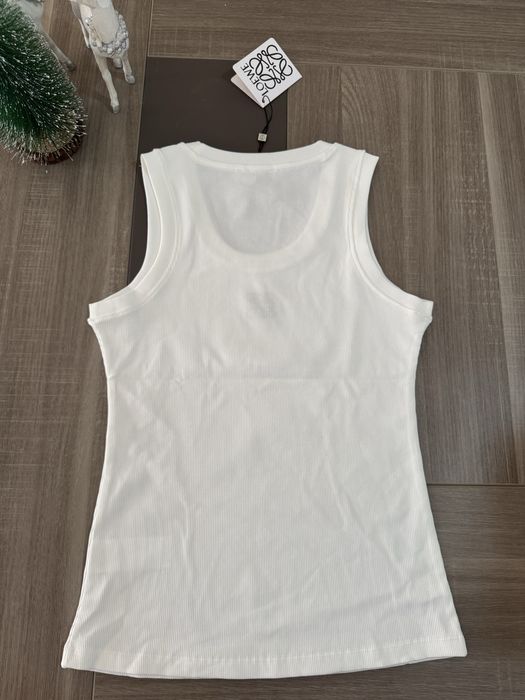 Loewe Top branco white sem mangas