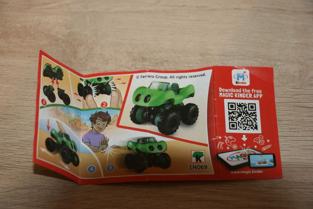 Kinder EN069 - Sprinty - Monster Truck Rallye