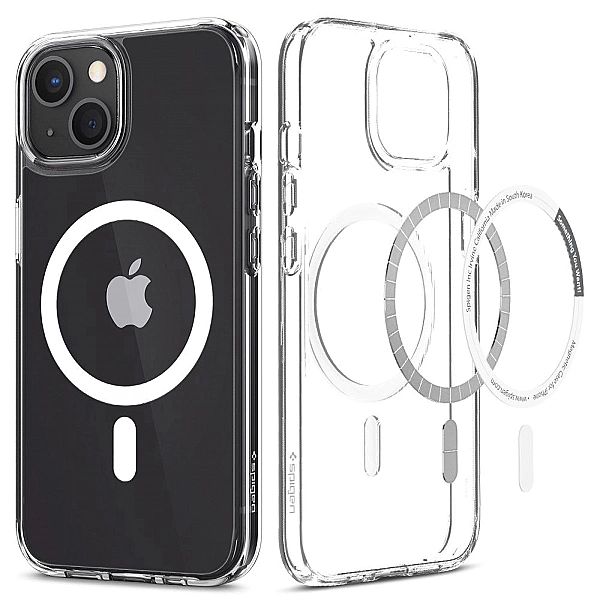 Etui Spigen Ultra Hybrid Mag Magsafe do iPhone 13 White