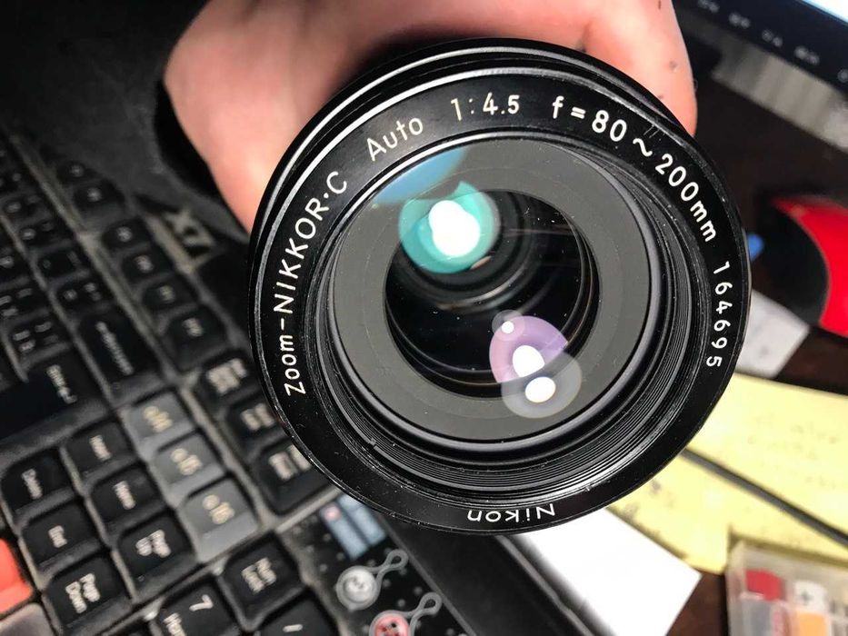 Nikon zoom-nikkor c. auto 80 200  f4.5  non-Ai