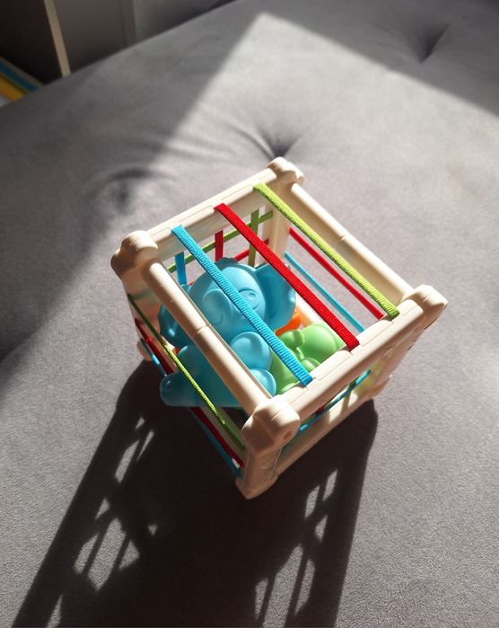 Kostka sensoryczna zabawka edukacyjna fat brain toy