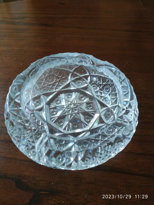 Пепельница хрустальная.