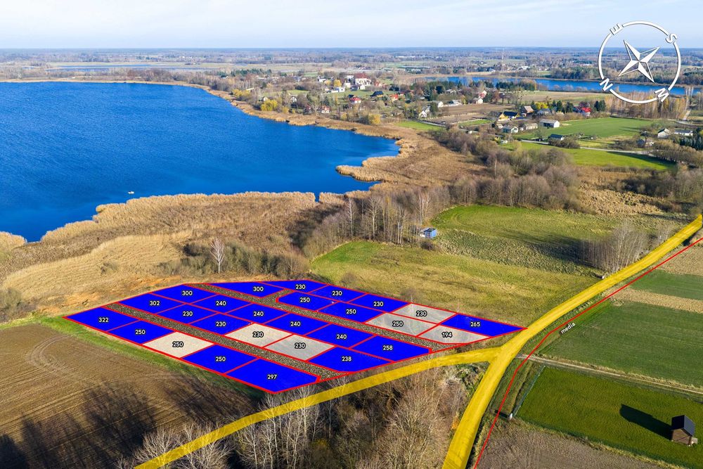 Działka w pierwszej linii brzegowej Jezioro Uścimowskie - View 5