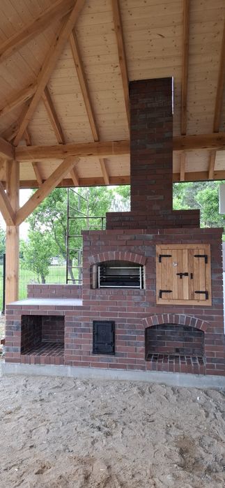 Grill murowany wedzarnia murowana grillo wedzarnia grill ogrodowy