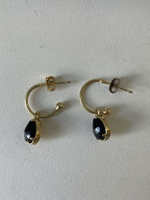 Zestaw 696 jewelry pozłacany ze Spinelem