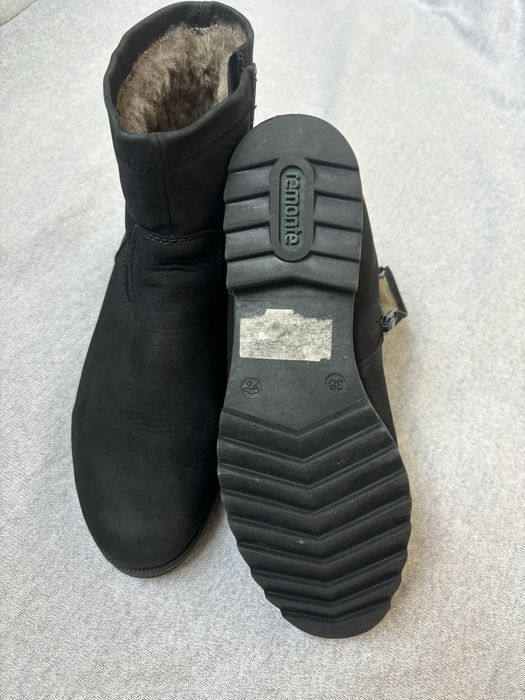 Цегейка кожаные ботинки зима remonte tex 38
