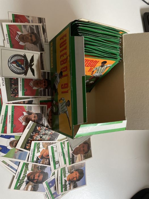 Saquetas novas e cromos 1991 Panini