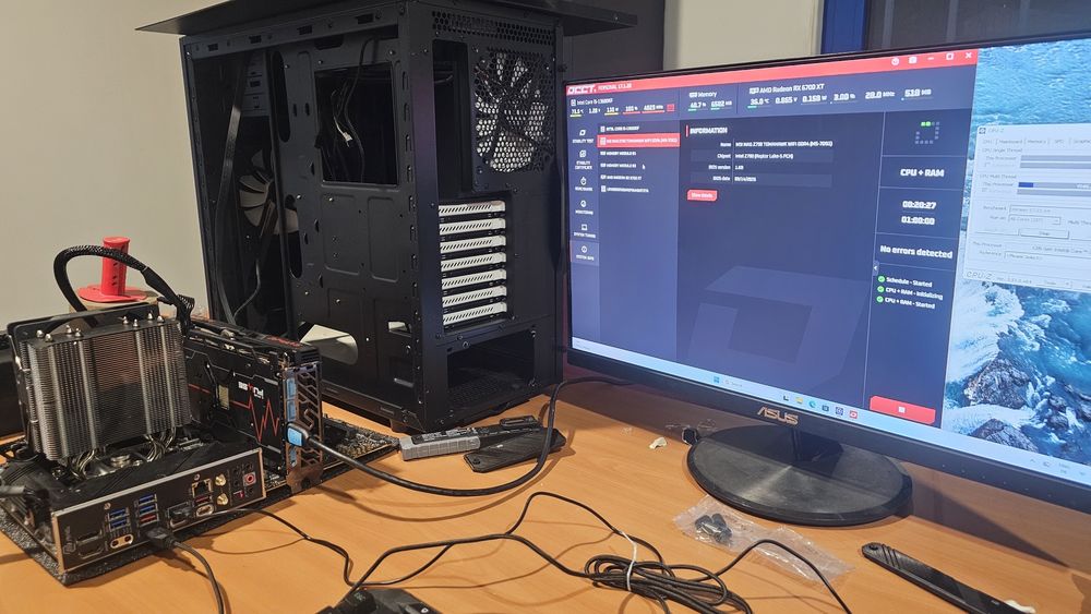 Kit Upgrade / Placa-Mãe MSI MAG Z790 Tomahawk WiFi DDR4 + Cooler + i5 13600KF ou i5 14600KF