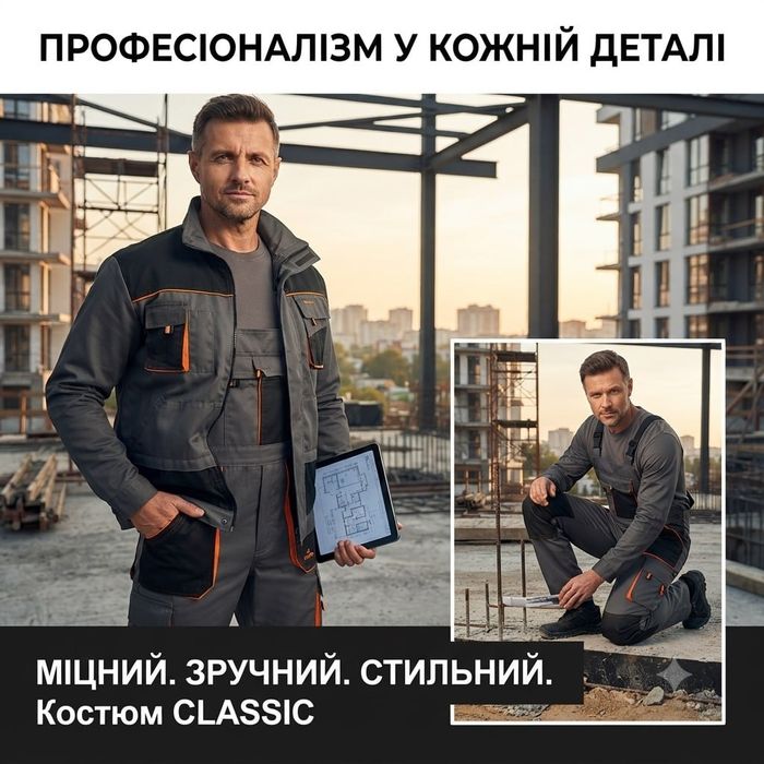 Комплект спецодягу робочий одяг спецовка роба