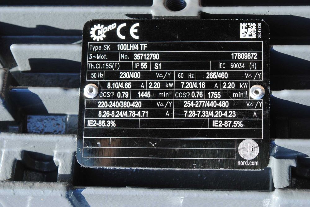 Motoreduktor 2.2kw. 28obr./min. firmy NORD