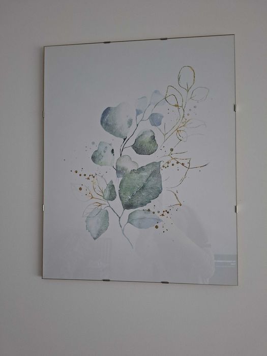 Série de quadros florais
