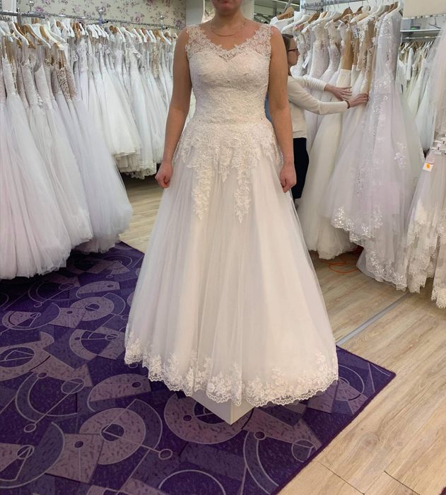 Suknia ślubna +bolerko r.38-44