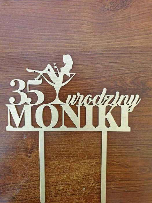 Topper na tort weselny i nie tylko