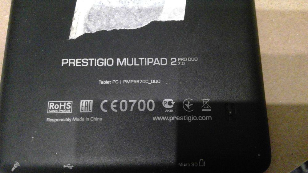 Tablet Prestigio Multipad 2 PRO Duo 7.0  T107