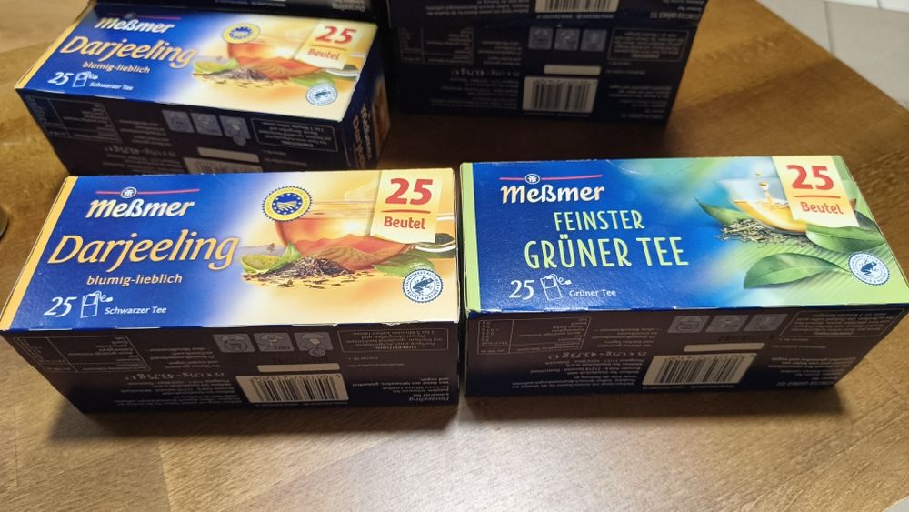 HERBATA czarna i zielona zestaw 14 sztuk