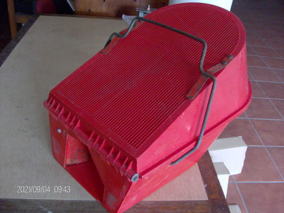 Cesto máquina cortar relva