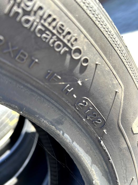 Opony lato 4 szt. 185/60/15, 2xHankook dot 2122, 2xKuhmo dot 5020