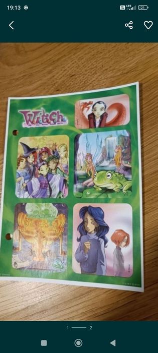 Karteczki naklejki Witch 2szt