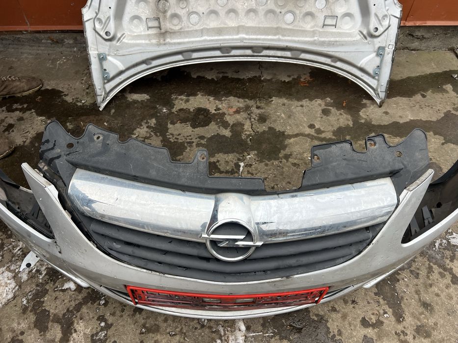 Капот опель корса д opel corsa d 2006-2011 сірий
