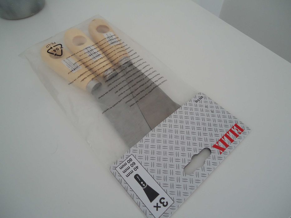 Łopatki szpachelki packi pace paca budowlane sztuk 3 nowe