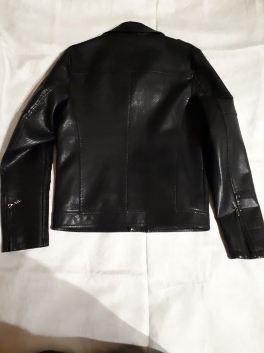 Кожаная  мужская  куртка  (косуха)  Турция