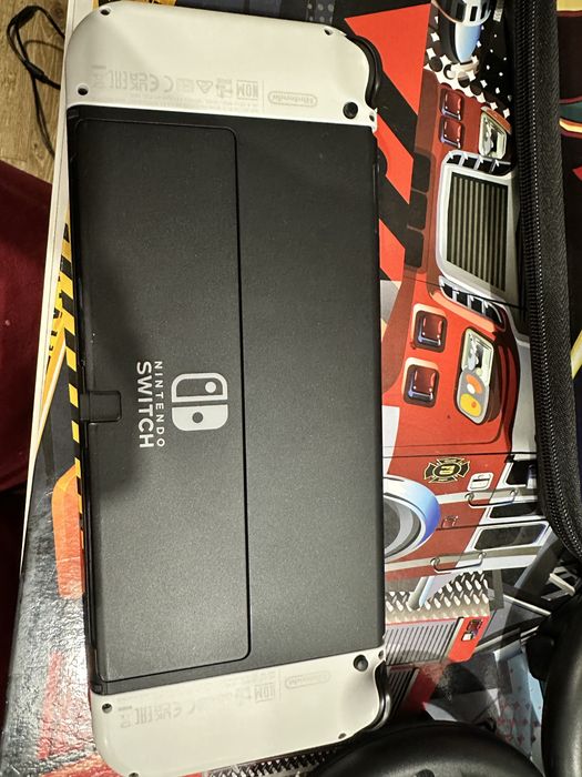 Konsola nintendo switch oled zestaw joy con kontroler switch kierownice gry mario minecraft etui