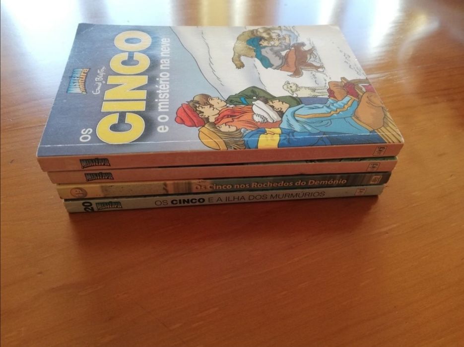 6 Livros os cinco