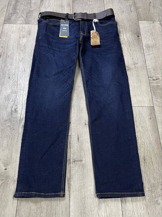Jean Carriere Straight джинсы штаны W33 L32 размер синие оригинал