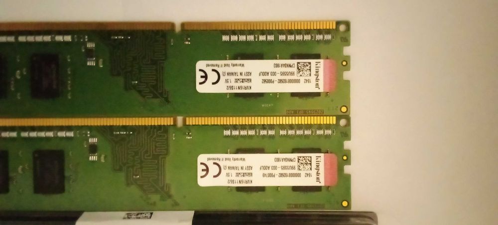 kit de pentes DDR 3 2x2GB kingston DDR3-1600 CL11 SDRAM64729592298625122