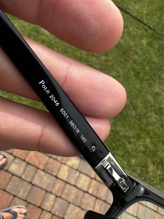 Okulary oprawki Polo Ralph Lauren 2046 polerowane czarne 50 16