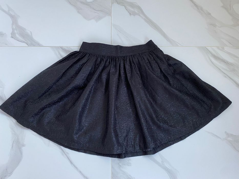 Нарядний святковий костюм пишна юбка спідниця і топ паєтки XS-S сукня