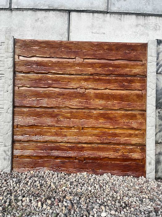 ogrodzenia betonowe  dwustronne 67 zł metr bieżący -1,5 m wysokości