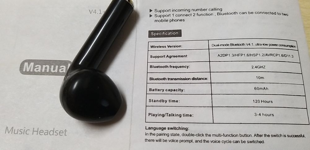 Wireless Earpiece.433328856771471362