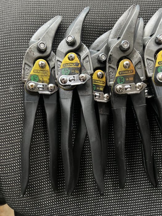 Ножиці по металу Stanley - «пелікани».